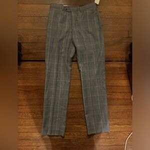 NWT TALLIA, Black and White, Plaid Design, Trousers, Size 32W, 32 L
